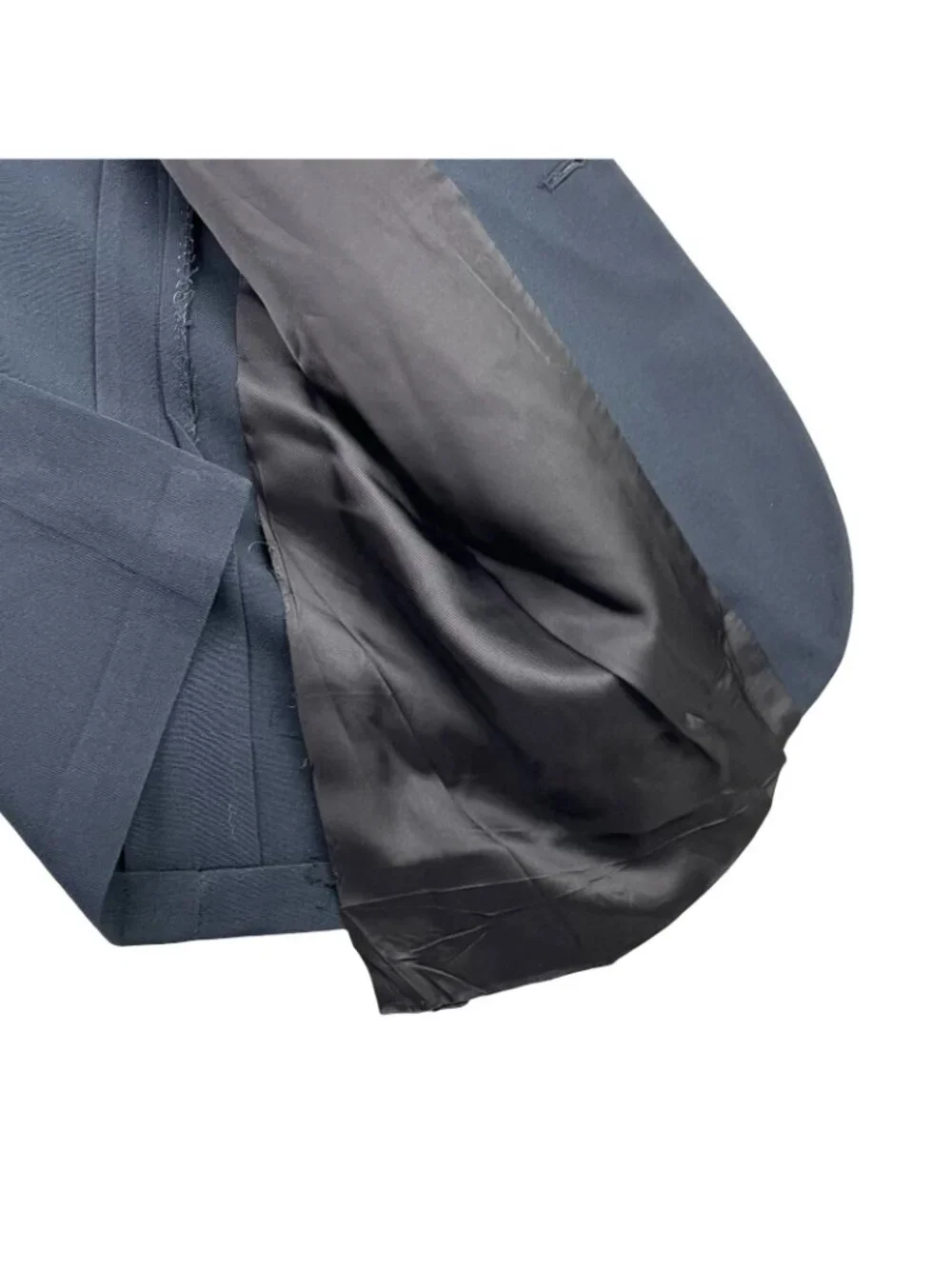 VTG Brooks Brothers 346 Men's 100% Wool 2-Button Blazer Navy Blue • USA • 40S